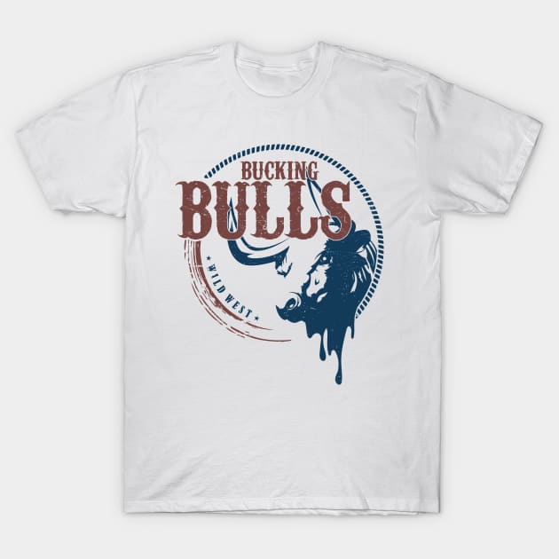 Bucking Bulls T-Shirt by Insomnia_Project